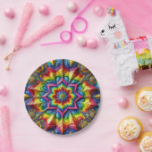 Assiettes En Carton Plaque papier avec design couleur LGBTQ (Fête)