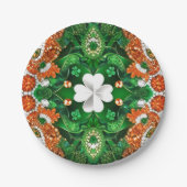 Assiettes En Carton Plaque papier avec design irlandais (Devant)