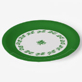 Assiettes En Carton Plaque papier - Bague verte de Holly (Angle)