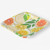Assiettes En Carton Plaque papier - Boho Citrus Slices (Angulaire)