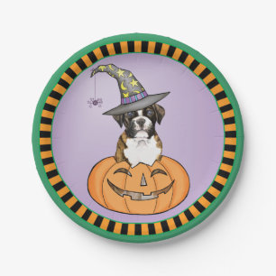 Assiettes En Carton Plaque papier boîte d'Halloween