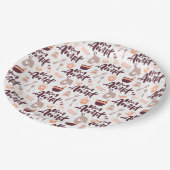 Assiettes En Carton Plaque papier Bon Appetit (Angle)