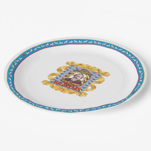 Assiettes En Carton Plaque papier Brahms (Angle)