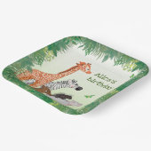 Assiettes En Carton Plaque papier carré de fête d'anniversaire pour an (Angulaire)