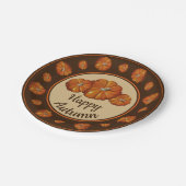 Assiettes En Carton Plaque papier citrouille (Angle)