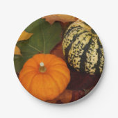 Assiettes En Carton Plaque papier citrouille (Devant)