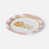 Assiettes En Carton Plaque papier citrouille pour le premier anniversa (Angle)
