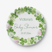 Assiettes En Carton Plaque papier Clover Meadow Blooms (Devant)