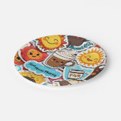 Assiettes En Carton Plaque papier - Conception vectorielle (Angle)
