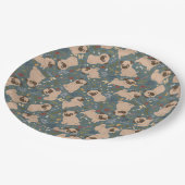 Assiettes En Carton Plaque Papier Cute Pups (Angle)