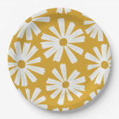 Assiettes En Carton Plaque Papier Cute Scandi Daisy (Devant)