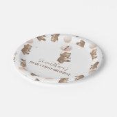 Assiettes En Carton Plaque Papier d'anniversaire (Angle)