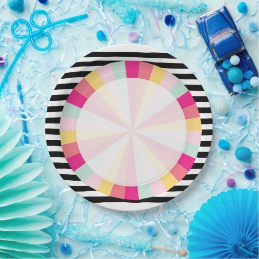 Assiettes En Carton plaque papier d'anniversaire (Fête)