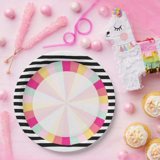 Assiettes En Carton plaque papier d'anniversaire (Fête)