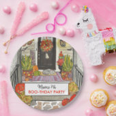 Assiettes En Carton Plaque papier d'anniversaire d'Halloween (Fête)