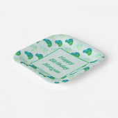 Assiettes En Carton Plaque papier d'anniversaire personnalisée - Voitu (Angulaire)