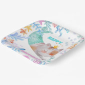 Assiettes En Carton Plaque Papier d'anniversaire PurrMaid (Angulaire)