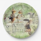 Assiettes En Carton plaque papier de composition de lapin peter (Devant)