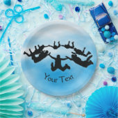 Assiettes En Carton Plaque Papier de conception de chute libre (Fête)