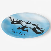 Assiettes En Carton Plaque Papier de conception de chute libre (Angle)