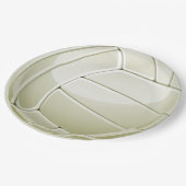 Assiettes En Carton Plaque Papier de conception Volleyball (Angle)