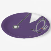 Assiettes En Carton Plaque papier de la Partie de graduation infirmièr (Angle)