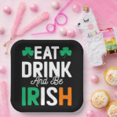 Assiettes En Carton Plaque papier de la Saint Patrick (Fête)