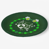 Assiettes En Carton Plaque papier de la Saint Patrick (Angle)