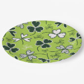 Assiettes En Carton Plaque papier de la Saint Patrick (Angle)