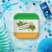 Assiettes En Carton Plaque papier de la Saint Patrick (Fête)