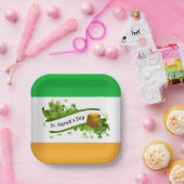 Assiettes En Carton Plaque papier de la Saint Patrick (Fête)