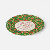 Assiettes En Carton Plaque papier d'échange de biscuits de Noël (Angle)