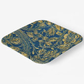 Assiettes En Carton Plaque papier d'élégance Golden Blossom (Angulaire)