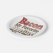 Assiettes En Carton Plaque Papier d'entrée Bacon (Angle)