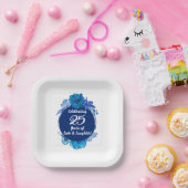 Assiettes En Carton Plaque papier du 25e anniversaire du Mariage (Fête)