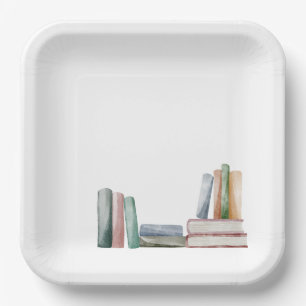 Assiettes En Carton Plaque Papier du club de premier livre pour bébé