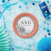 Assiettes En Carton Plaque papier du groupe de soutien à l'adoption (Fête)