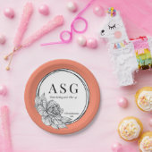 Assiettes En Carton Plaque papier du groupe de soutien à l'adoption (Fête)