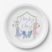 Assiettes En Carton Plaque papier du Kentucky Derby (Devant)
