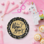 Assiettes En Carton Plaque papier du Nouvel An (Fête)