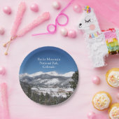 Assiettes En Carton Plaque papier du parc national Rocky Mountain (Fête)