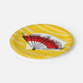 Assiettes En Carton Plaque papier du ventilateur espagnol (Angle)