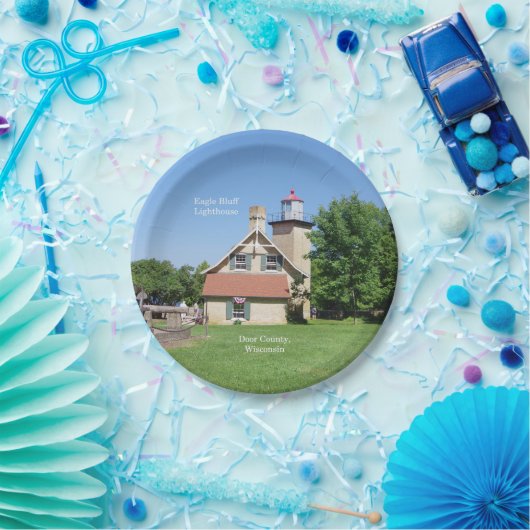 Assiettes En Carton Plaque papier Eagle Bluff Lighthouse (Fête)