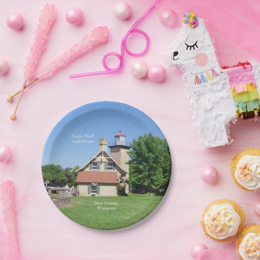 Assiettes En Carton Plaque papier Eagle Bluff Lighthouse (Fête)