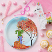Assiettes En Carton Plaque Papier Écarté D'Automne (Fête)