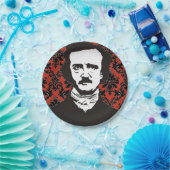 Assiettes En Carton Plaque papier Edgar Allan Poe (Fête)