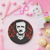 Assiettes En Carton Plaque papier Edgar Allan Poe (Fête)