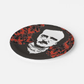 Assiettes En Carton Plaque papier Edgar Allan Poe (Angle)