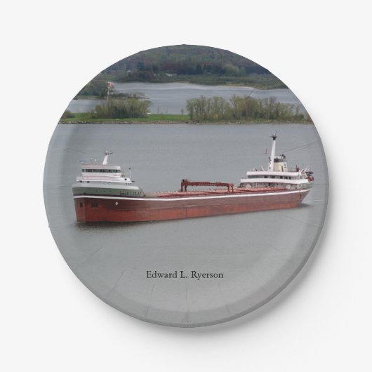 Assiettes En Carton Plaque papier Edward L. Ryerson (Devant)