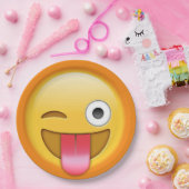 Assiettes En Carton Plaque papier émoji (Fête)